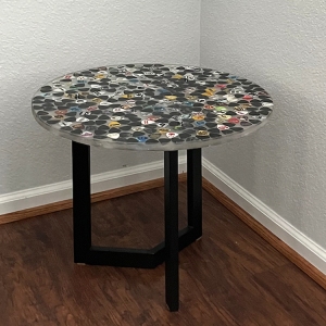 Pop Rock Genre Table 2203 - Side View