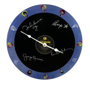 Beatles "Sgt Pepper" Vinyl Record Clock