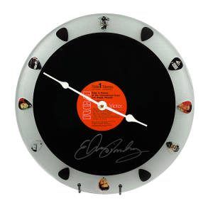 Elvis Presley "In Person at Las Vegas" Vinyl Record Clock