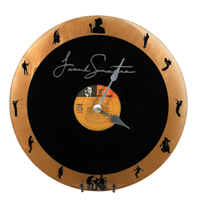 Frank Sinatra "Ole Blue Eyes" Signature Clock